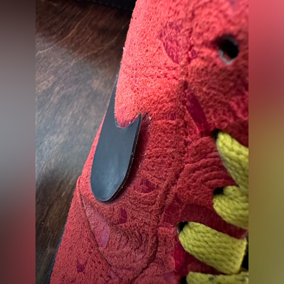 Nike Air Force I Low “Miami Heat” Red Paisley 488298-617 - Men’s Size 10 - Picture 16 of 16